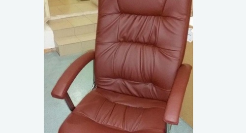 Обтяжка офисного кресла. Челябинск